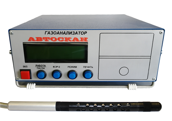Автомобильный газоанализатор АВТОСКАН 01.04М